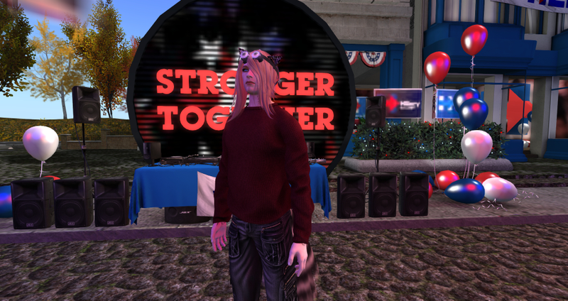 Your intrepid reporter, wearing a sweater because Cecilia told him his dragon t-shirt was horrible and had to go.